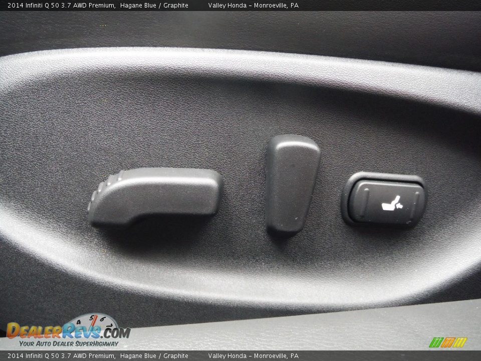 2014 Infiniti Q 50 3.7 AWD Premium Hagane Blue / Graphite Photo #15
