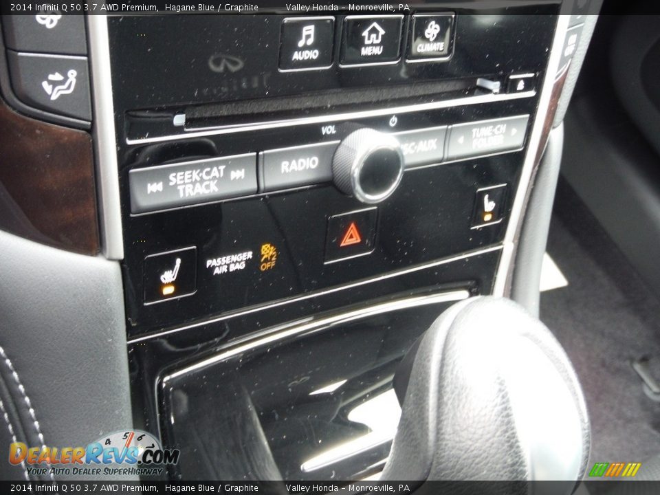 2014 Infiniti Q 50 3.7 AWD Premium Hagane Blue / Graphite Photo #18