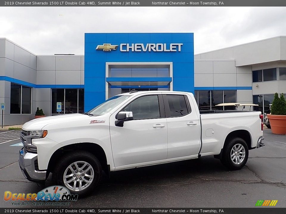 2019 Chevrolet Silverado 1500 LT Double Cab 4WD Summit White / Jet Black Photo #1