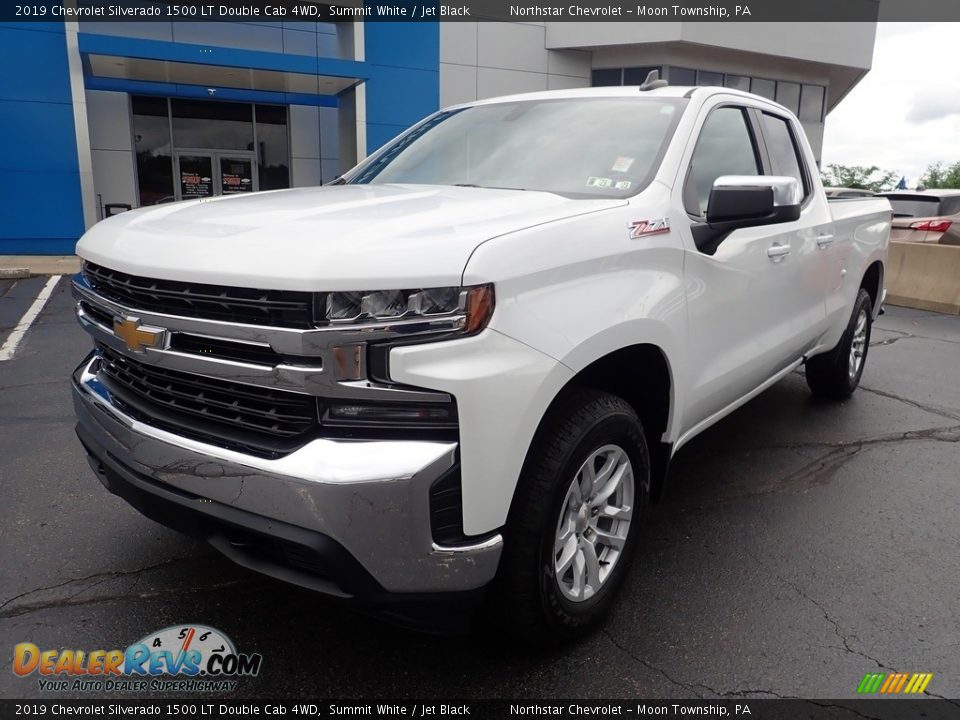 2019 Chevrolet Silverado 1500 LT Double Cab 4WD Summit White / Jet Black Photo #2