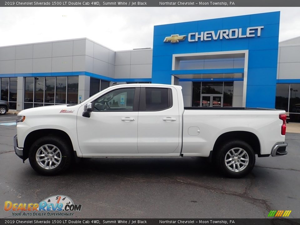 2019 Chevrolet Silverado 1500 LT Double Cab 4WD Summit White / Jet Black Photo #3