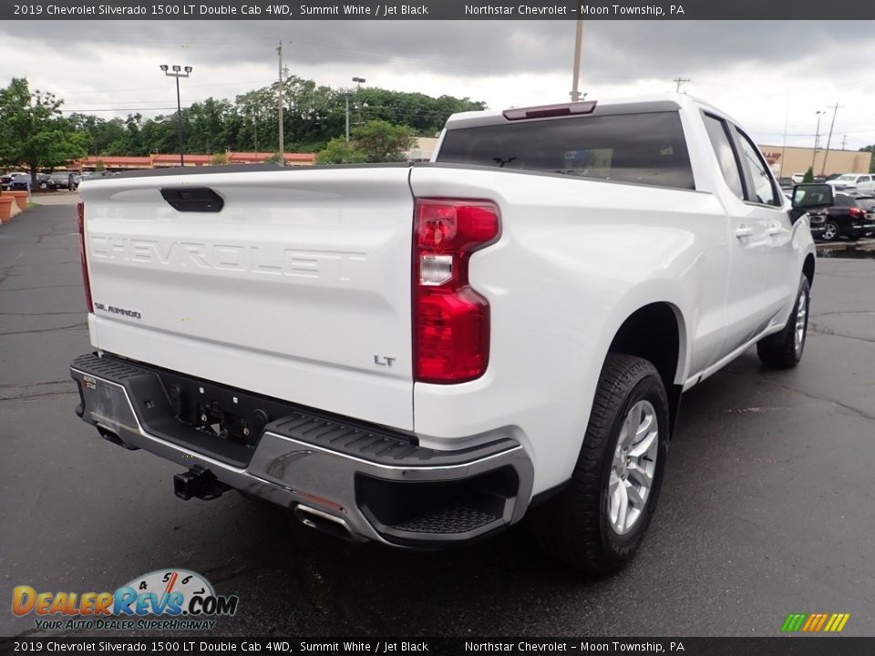 2019 Chevrolet Silverado 1500 LT Double Cab 4WD Summit White / Jet Black Photo #7