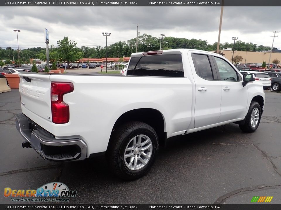 2019 Chevrolet Silverado 1500 LT Double Cab 4WD Summit White / Jet Black Photo #8