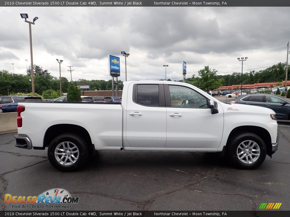 2019 Chevrolet Silverado 1500 LT Double Cab 4WD Summit White / Jet Black Photo #9