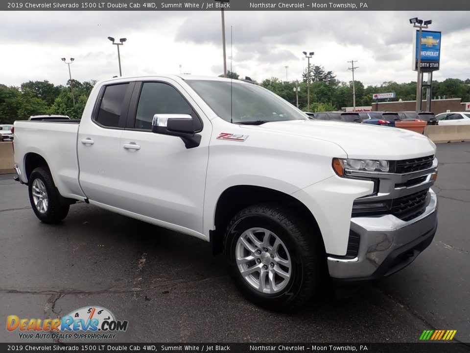 2019 Chevrolet Silverado 1500 LT Double Cab 4WD Summit White / Jet Black Photo #10