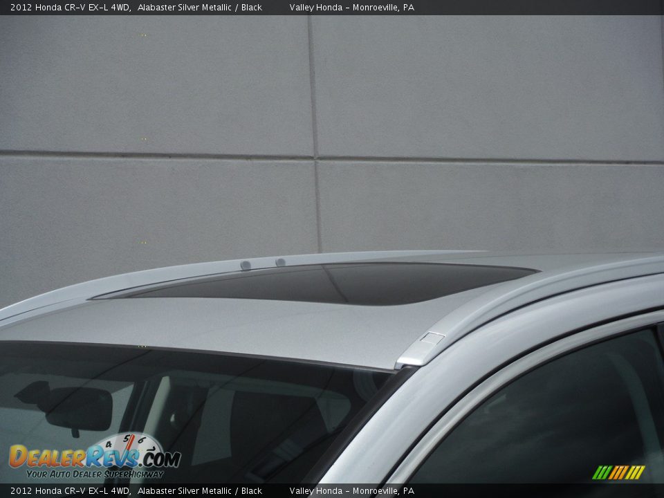2012 Honda CR-V EX-L 4WD Alabaster Silver Metallic / Black Photo #4