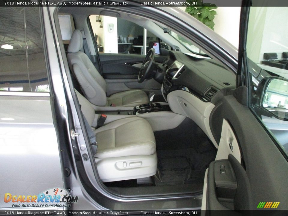 2018 Honda Ridgeline RTL-E AWD Modern Steel Metallic / Gray/Black Photo #21