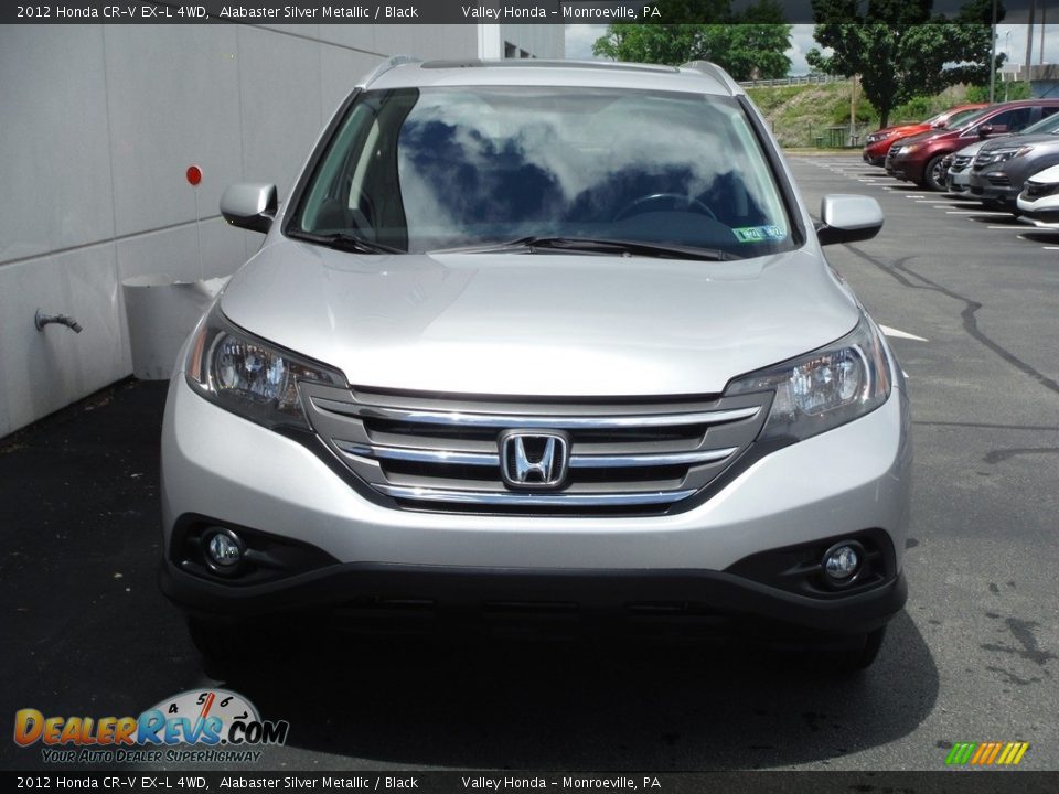 2012 Honda CR-V EX-L 4WD Alabaster Silver Metallic / Black Photo #5