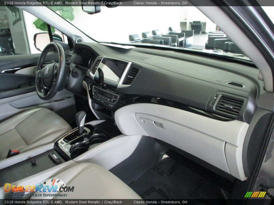 2018 Honda Ridgeline RTL-E AWD Modern Steel Metallic / Gray/Black Photo #23
