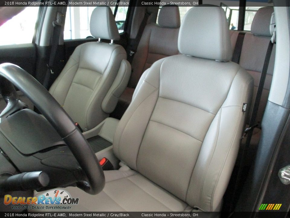 2018 Honda Ridgeline RTL-E AWD Modern Steel Metallic / Gray/Black Photo #29