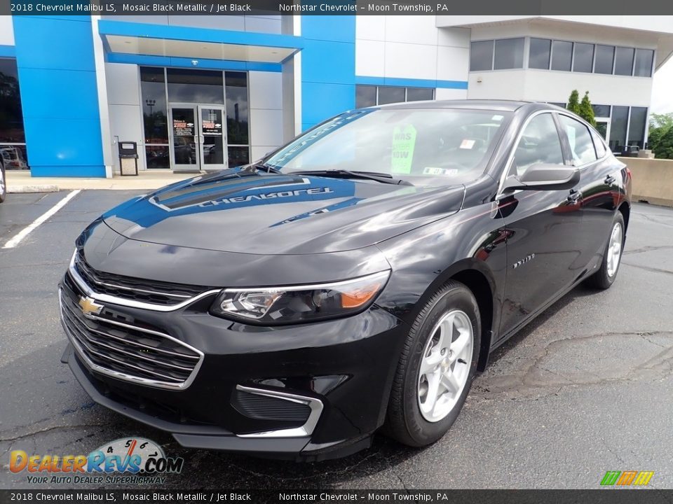 2018 Chevrolet Malibu LS Mosaic Black Metallic / Jet Black Photo #2