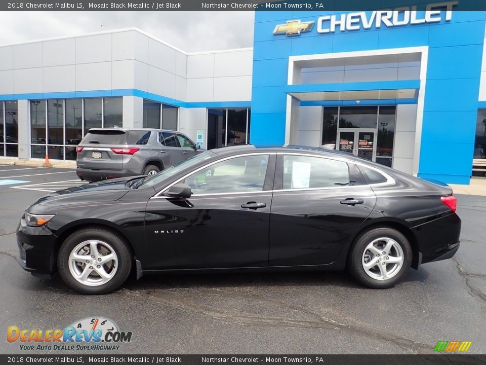 2018 Chevrolet Malibu LS Mosaic Black Metallic / Jet Black Photo #3