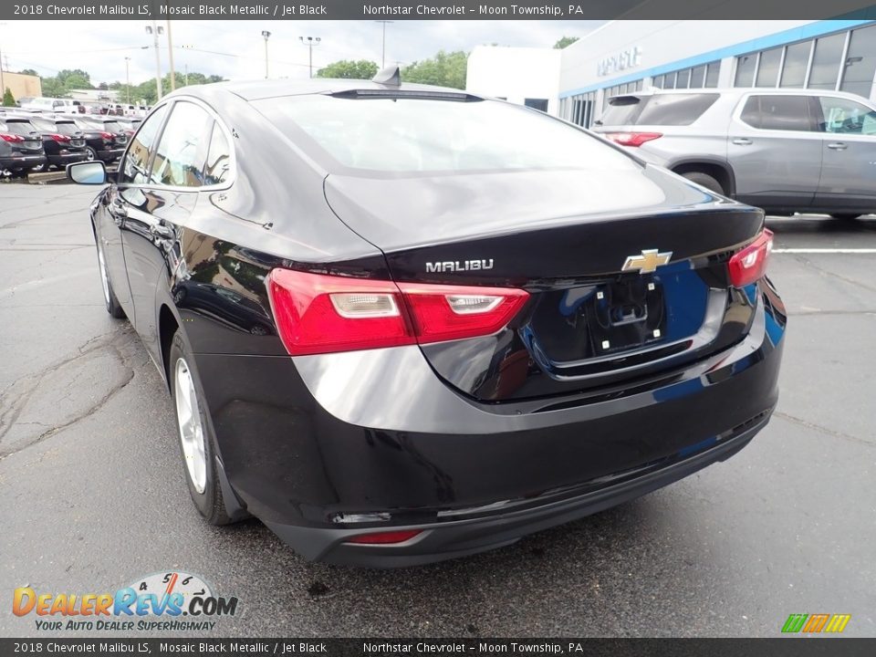 2018 Chevrolet Malibu LS Mosaic Black Metallic / Jet Black Photo #5