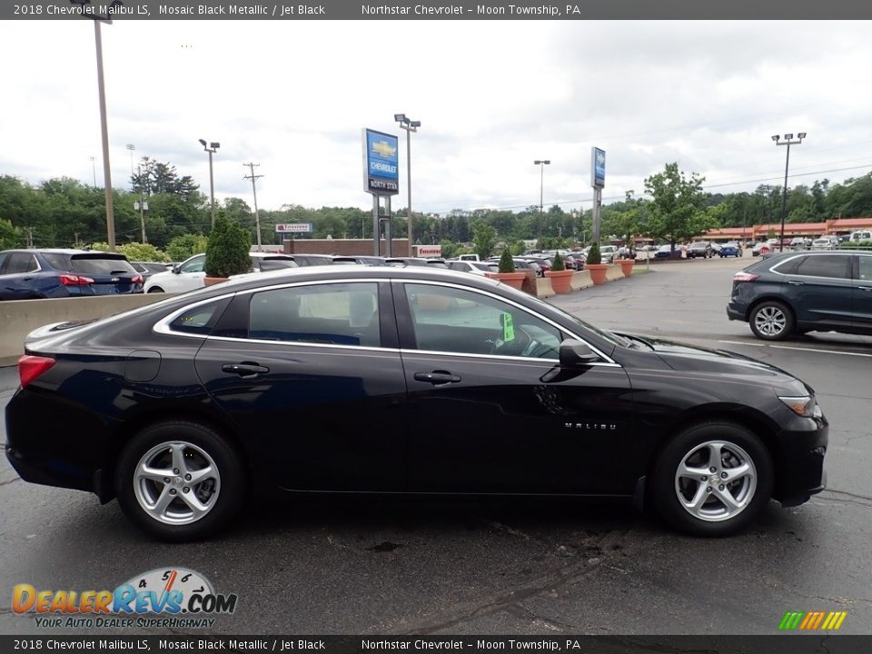 2018 Chevrolet Malibu LS Mosaic Black Metallic / Jet Black Photo #10