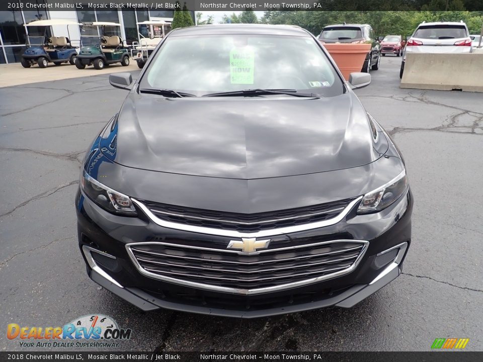 2018 Chevrolet Malibu LS Mosaic Black Metallic / Jet Black Photo #13