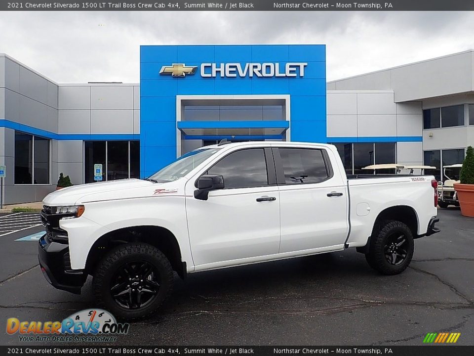 Summit White 2021 Chevrolet Silverado 1500 LT Trail Boss Crew Cab 4x4 Photo #1