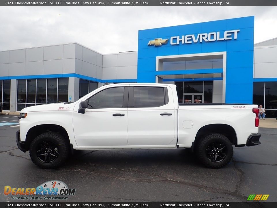 Summit White 2021 Chevrolet Silverado 1500 LT Trail Boss Crew Cab 4x4 Photo #3