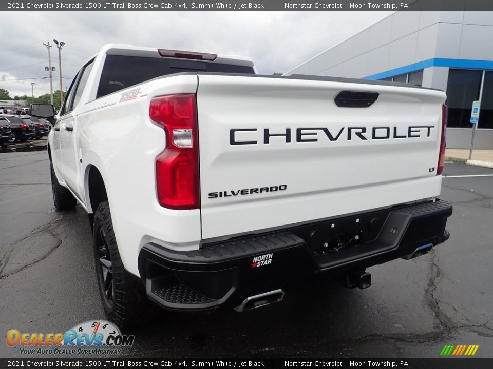 2021 Chevrolet Silverado 1500 LT Trail Boss Crew Cab 4x4 Summit White / Jet Black Photo #5