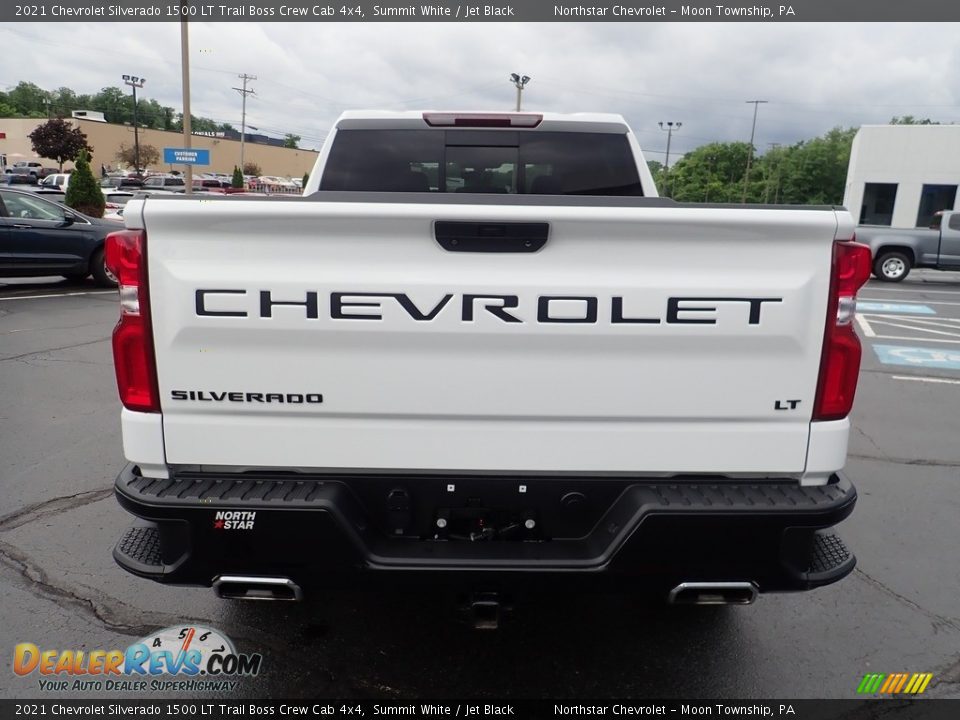 2021 Chevrolet Silverado 1500 LT Trail Boss Crew Cab 4x4 Summit White / Jet Black Photo #6