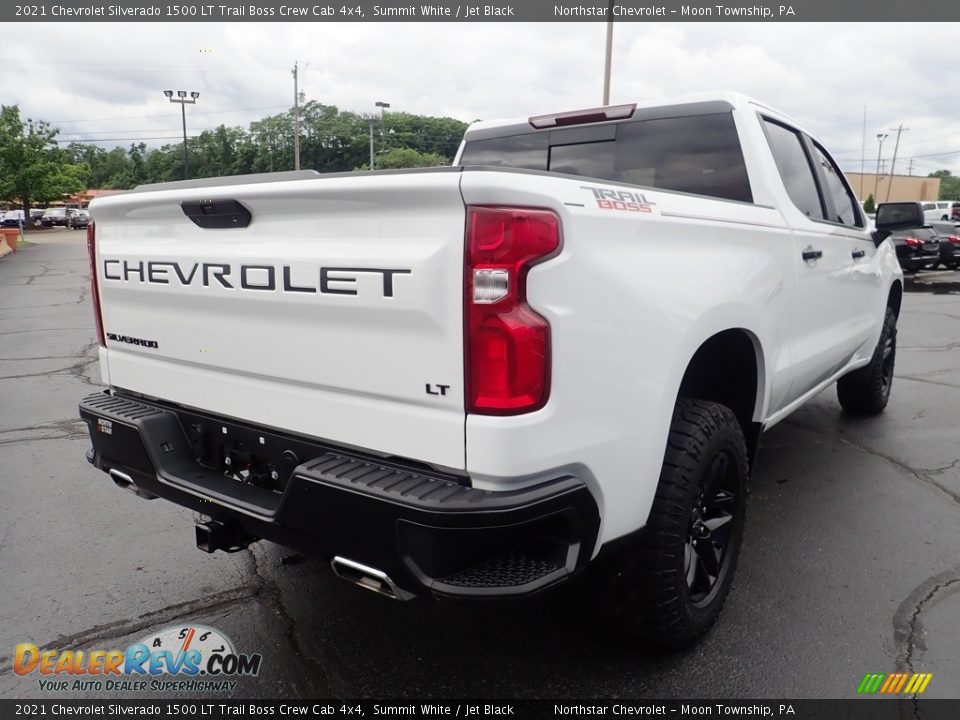 2021 Chevrolet Silverado 1500 LT Trail Boss Crew Cab 4x4 Summit White / Jet Black Photo #7