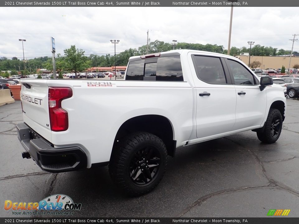 2021 Chevrolet Silverado 1500 LT Trail Boss Crew Cab 4x4 Summit White / Jet Black Photo #8