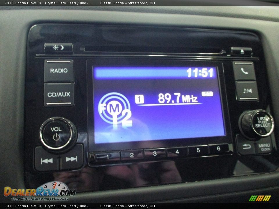 2018 Honda HR-V LX Crystal Black Pearl / Black Photo #34