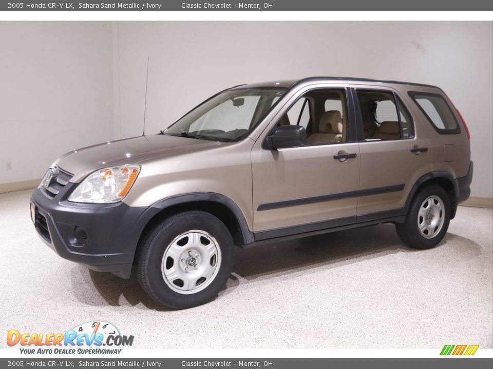 2005 Honda CR-V LX Sahara Sand Metallic / Ivory Photo #3