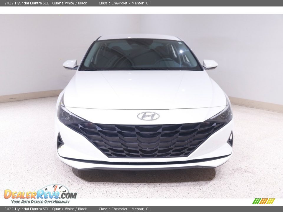 2022 Hyundai Elantra SEL Quartz White / Black Photo #2