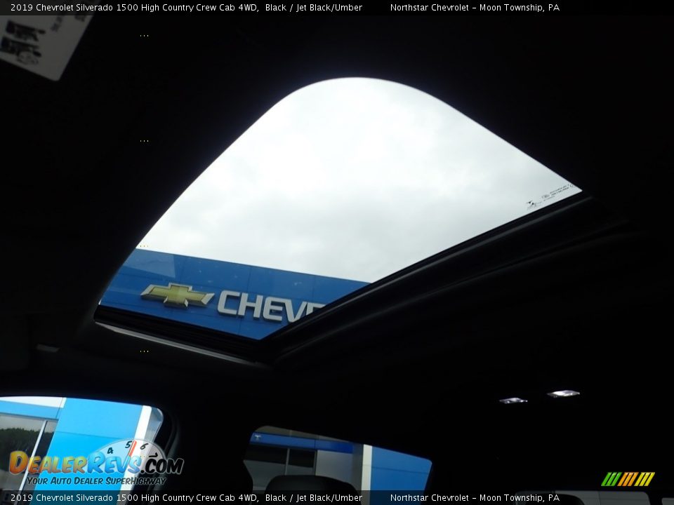 2019 Chevrolet Silverado 1500 High Country Crew Cab 4WD Black / Jet Black/Umber Photo #25