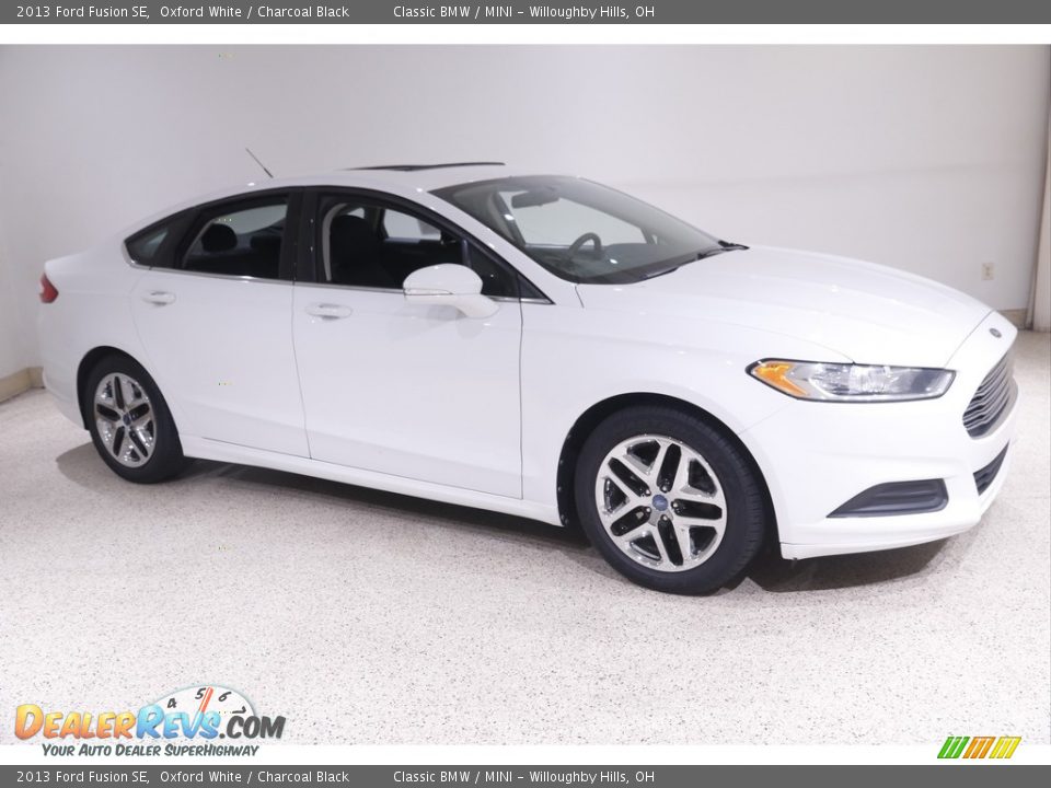 2013 Ford Fusion SE Oxford White / Charcoal Black Photo #1