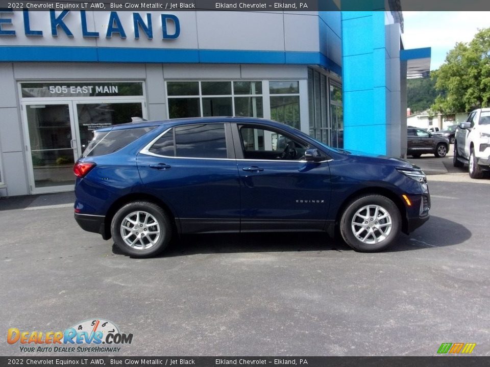 2022 Chevrolet Equinox LT AWD Blue Glow Metallic / Jet Black Photo #2