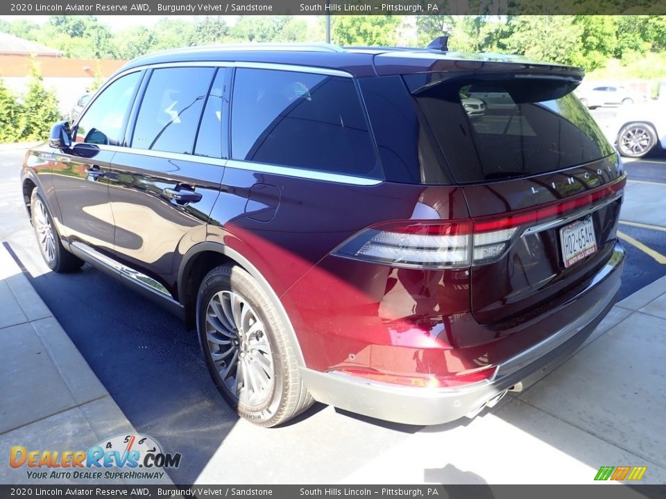 2020 Lincoln Aviator Reserve AWD Burgundy Velvet / Sandstone Photo #2