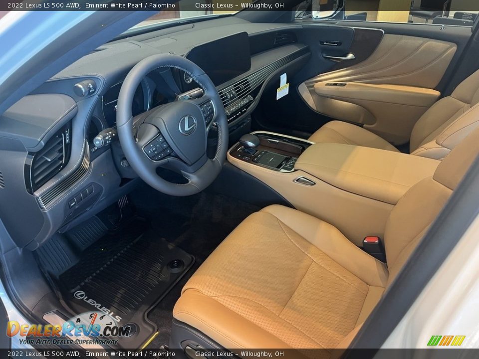 2022 Lexus LS 500 AWD Eminent White Pearl / Palomino Photo #2