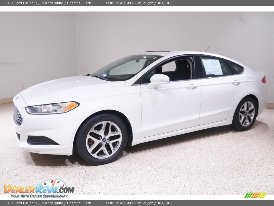 2013 Ford Fusion SE Oxford White / Charcoal Black Photo #3