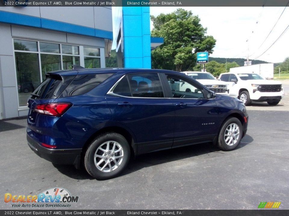 2022 Chevrolet Equinox LT AWD Blue Glow Metallic / Jet Black Photo #3