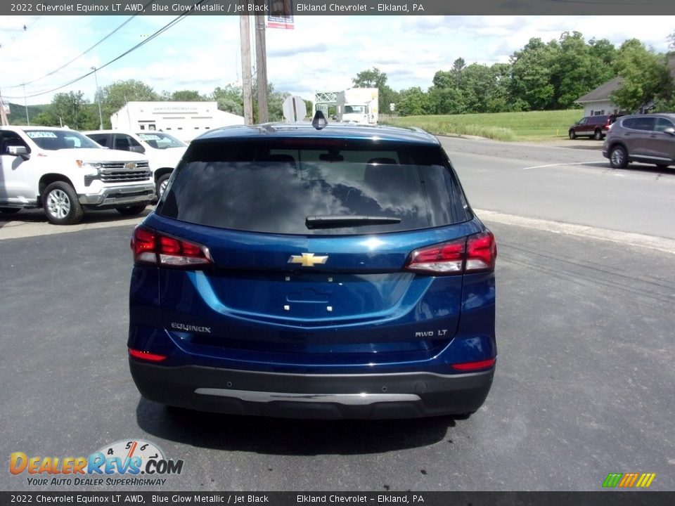 2022 Chevrolet Equinox LT AWD Blue Glow Metallic / Jet Black Photo #4