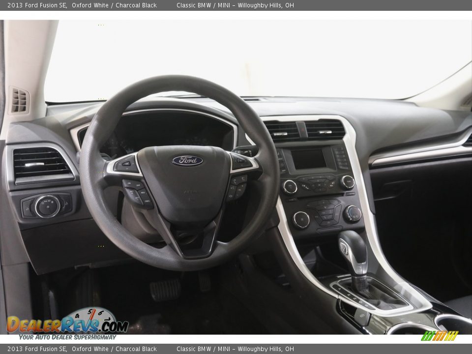2013 Ford Fusion SE Oxford White / Charcoal Black Photo #6