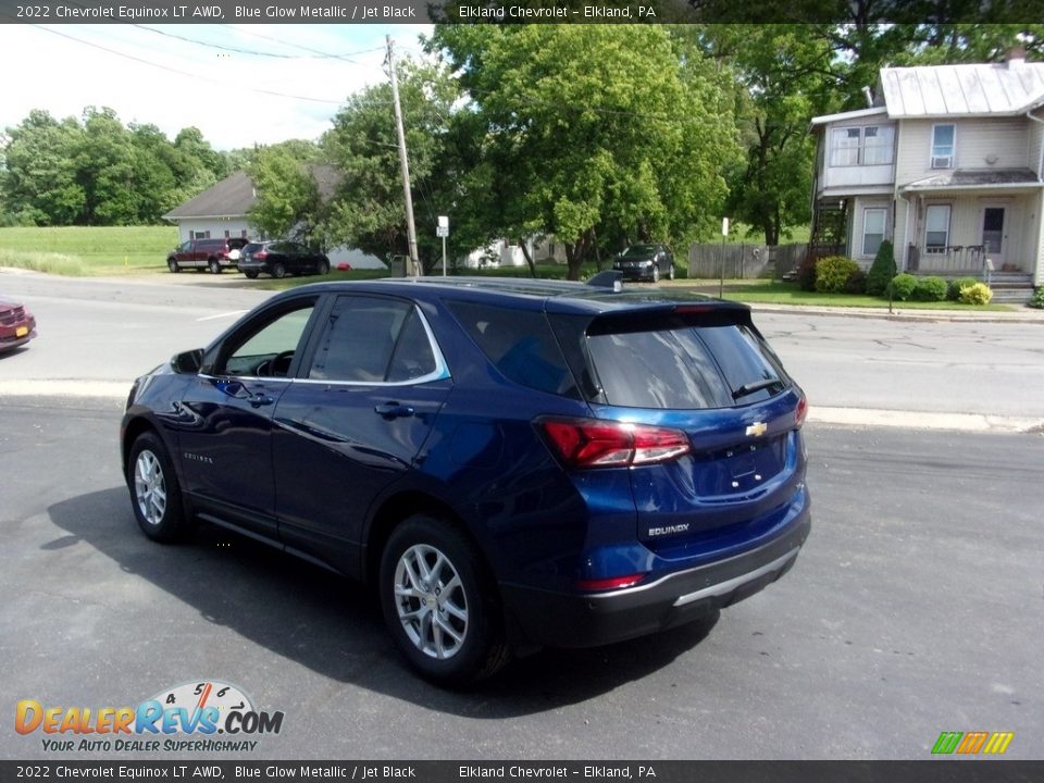 2022 Chevrolet Equinox LT AWD Blue Glow Metallic / Jet Black Photo #5