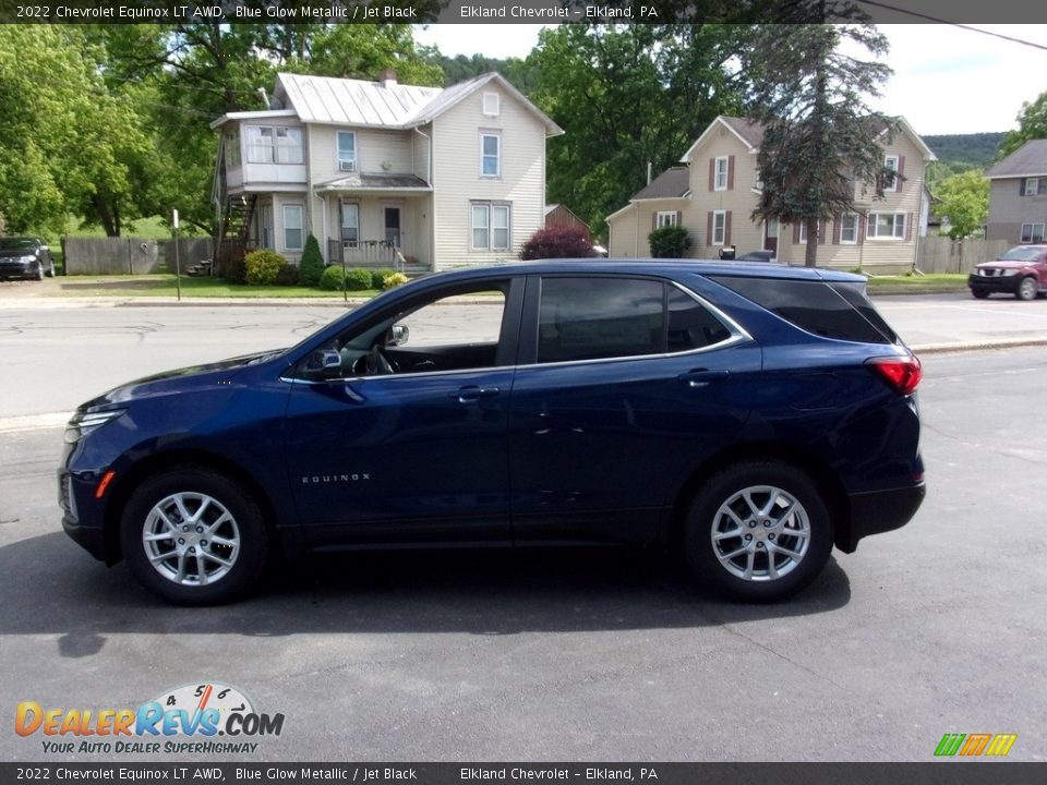 2022 Chevrolet Equinox LT AWD Blue Glow Metallic / Jet Black Photo #6