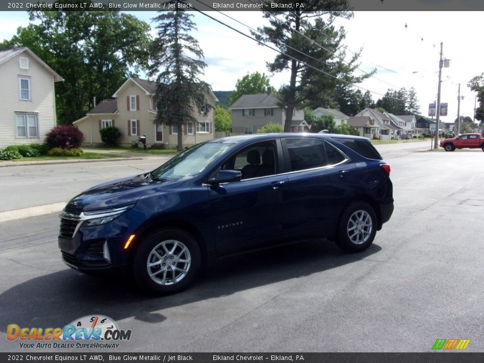 2022 Chevrolet Equinox LT AWD Blue Glow Metallic / Jet Black Photo #7