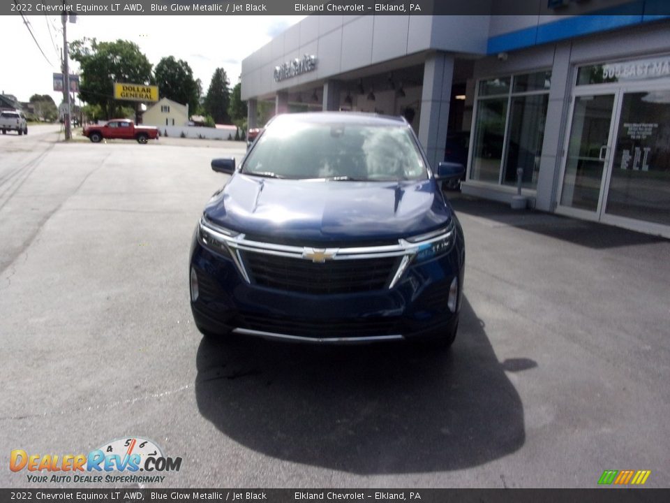 2022 Chevrolet Equinox LT AWD Blue Glow Metallic / Jet Black Photo #8