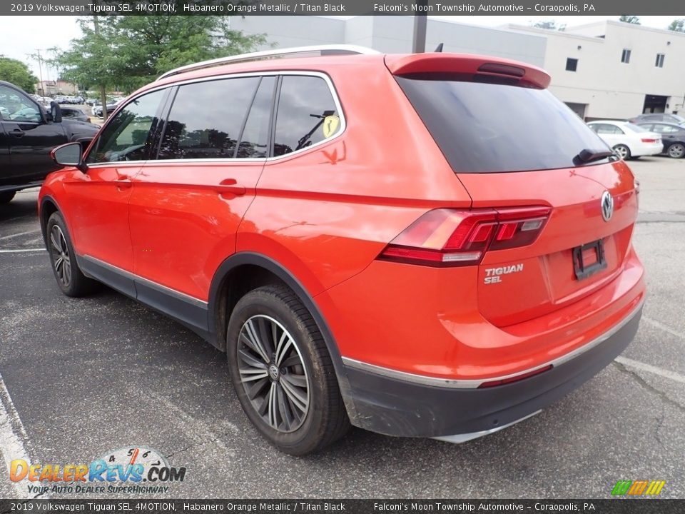 2019 Volkswagen Tiguan SEL 4MOTION Habanero Orange Metallic / Titan Black Photo #2