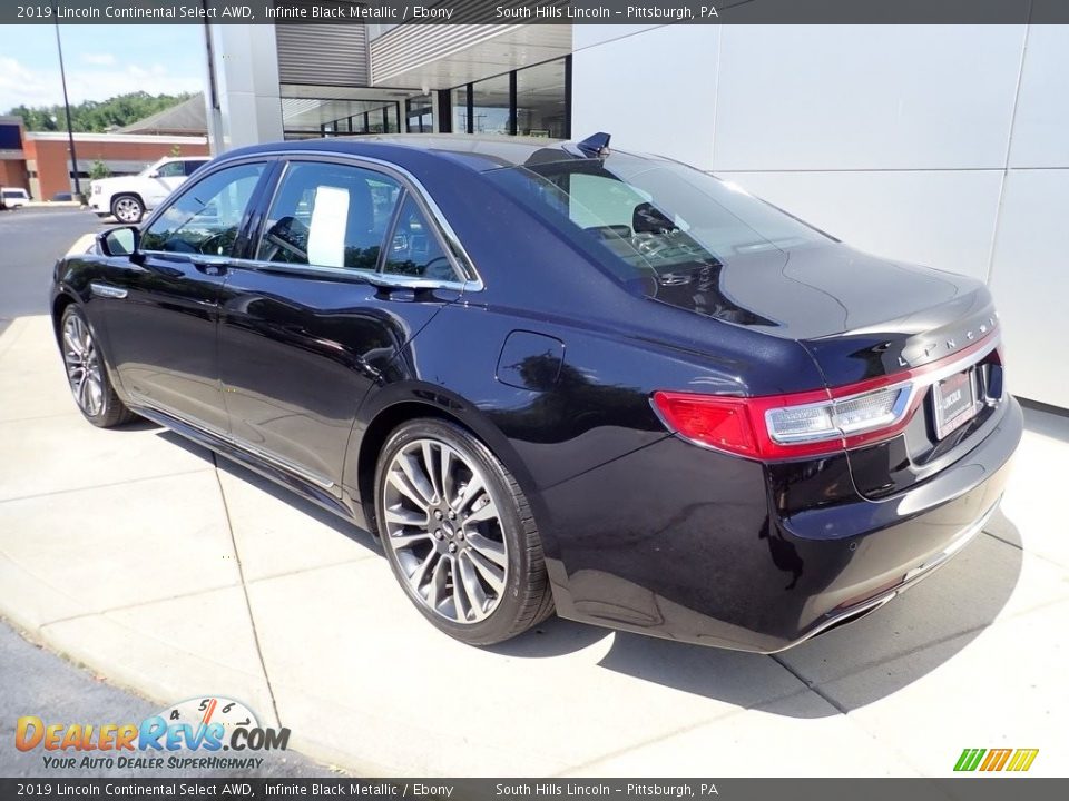 2019 Lincoln Continental Select AWD Infinite Black Metallic / Ebony Photo #2