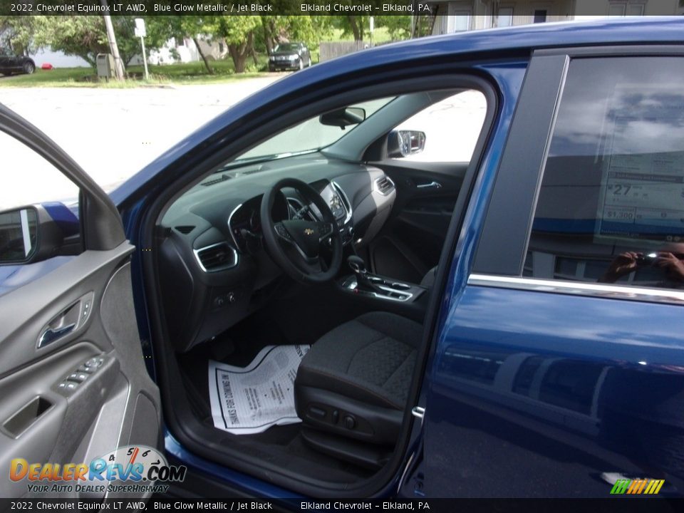 2022 Chevrolet Equinox LT AWD Blue Glow Metallic / Jet Black Photo #12