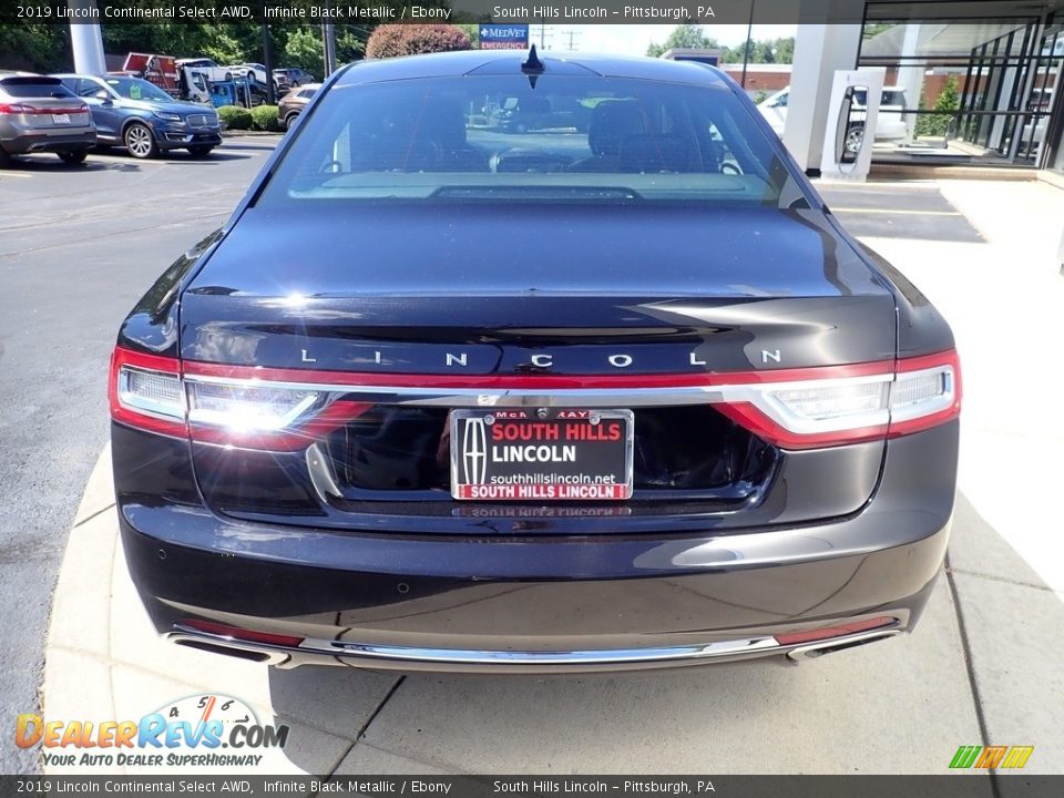 2019 Lincoln Continental Select AWD Infinite Black Metallic / Ebony Photo #3