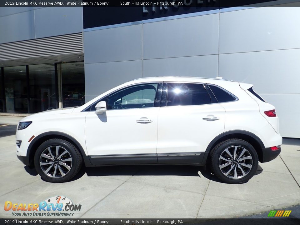 2019 Lincoln MKC Reserve AWD White Platinum / Ebony Photo #2