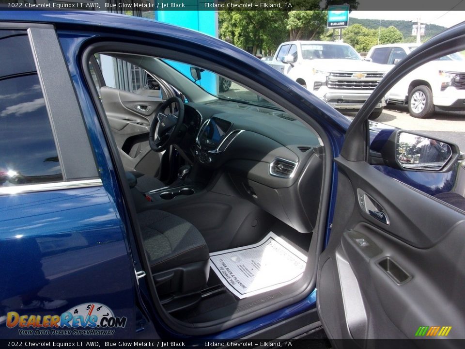 2022 Chevrolet Equinox LT AWD Blue Glow Metallic / Jet Black Photo #17