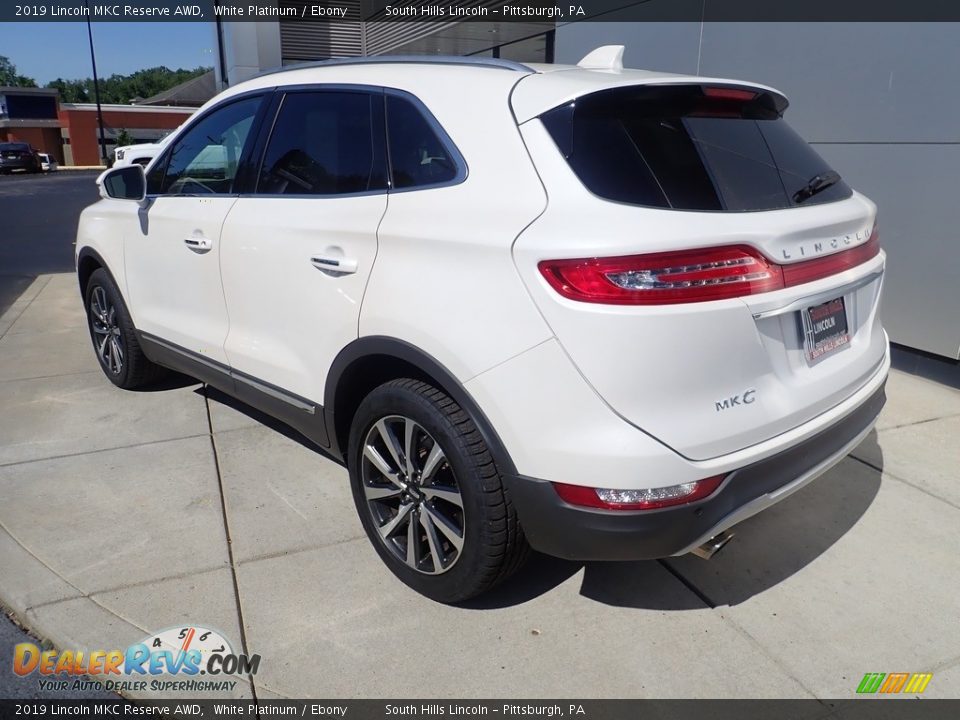 2019 Lincoln MKC Reserve AWD White Platinum / Ebony Photo #3