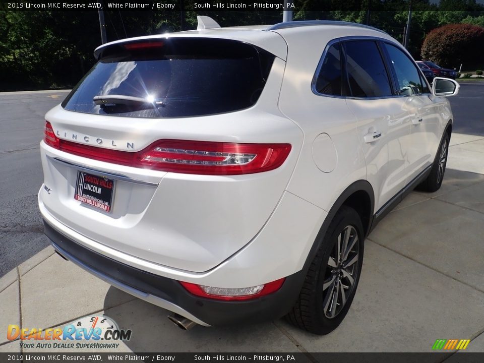 2019 Lincoln MKC Reserve AWD White Platinum / Ebony Photo #6