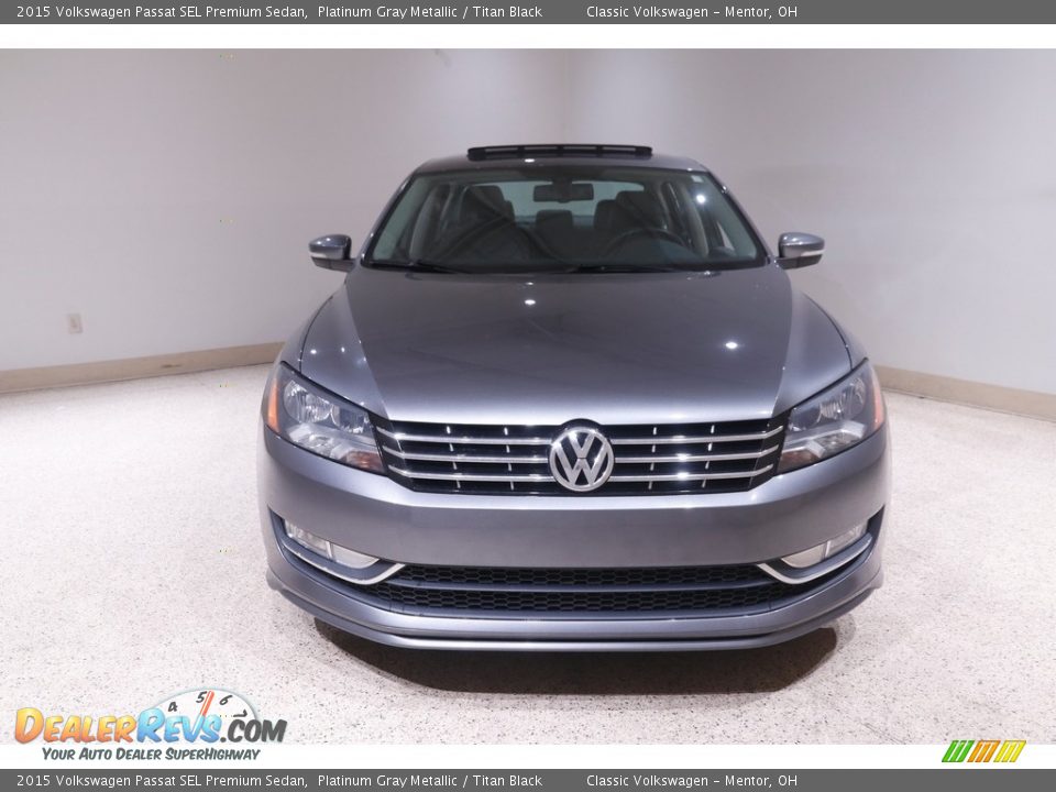 2015 Volkswagen Passat SEL Premium Sedan Platinum Gray Metallic / Titan Black Photo #2